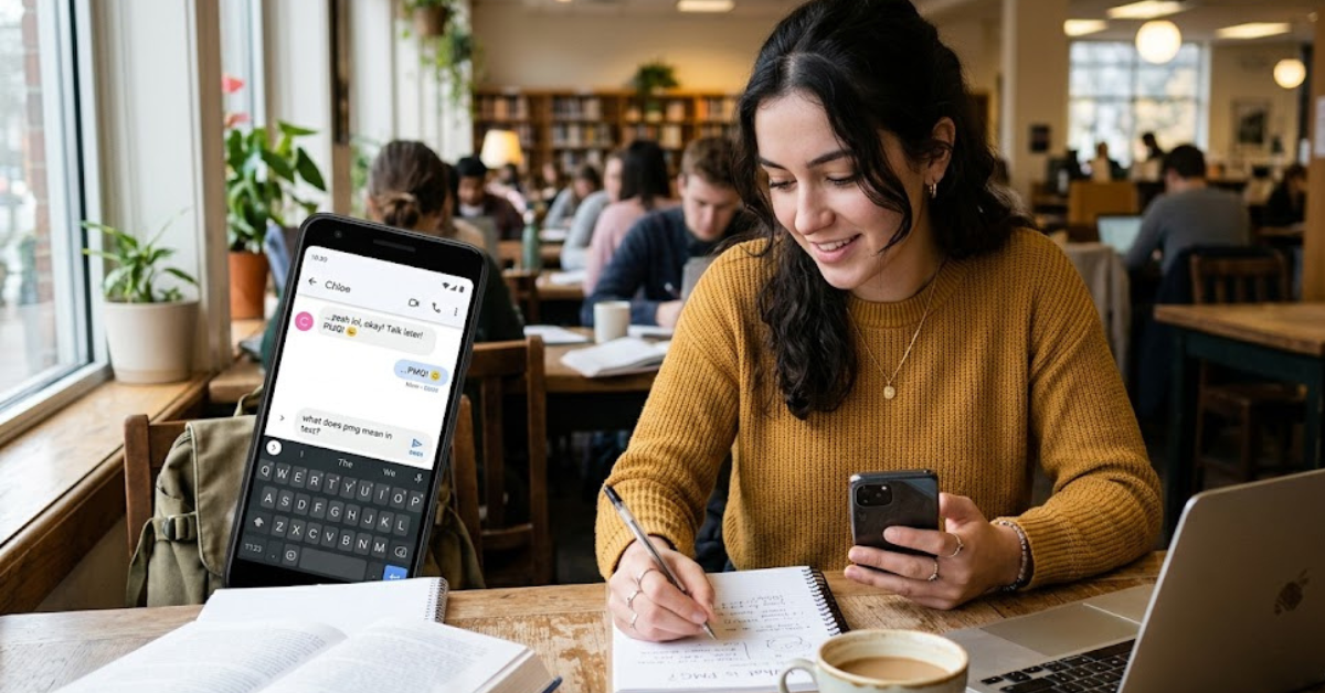 what does pmg mean in text