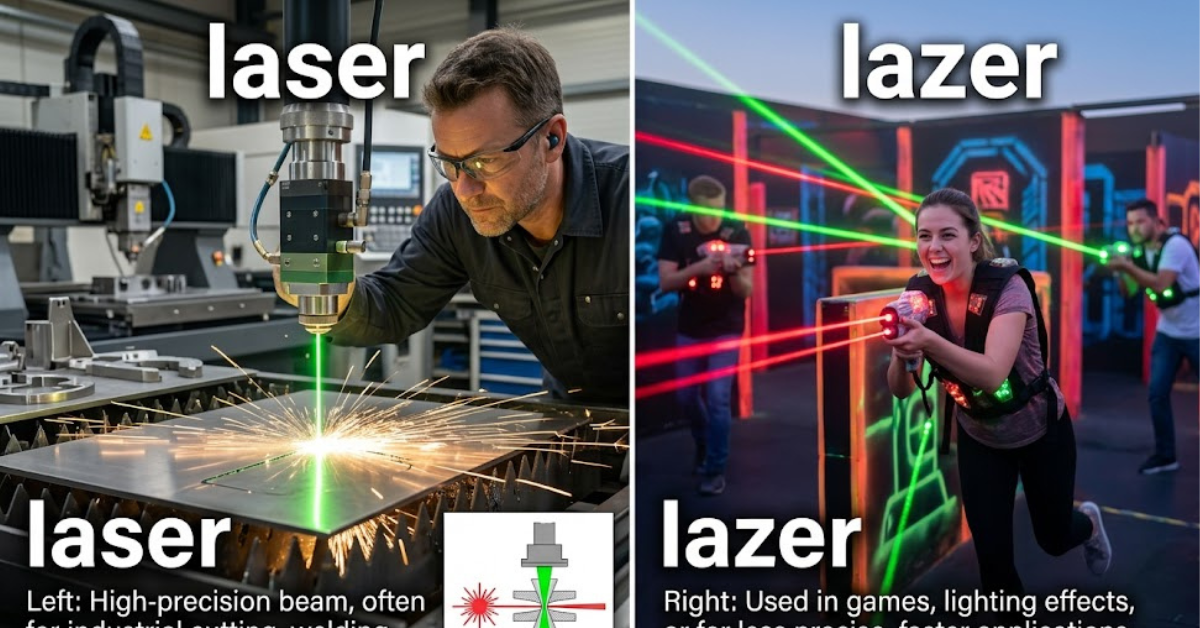 Laser vs Lazer: Meaning, Spelling, and Difference