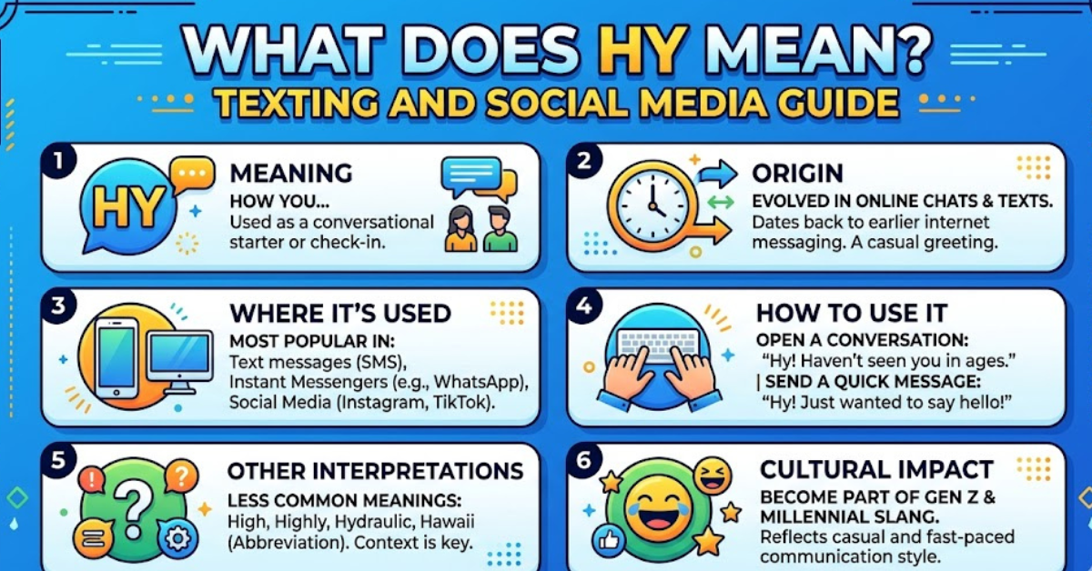 What Does HY Mean? Texting and Social Media Guide
