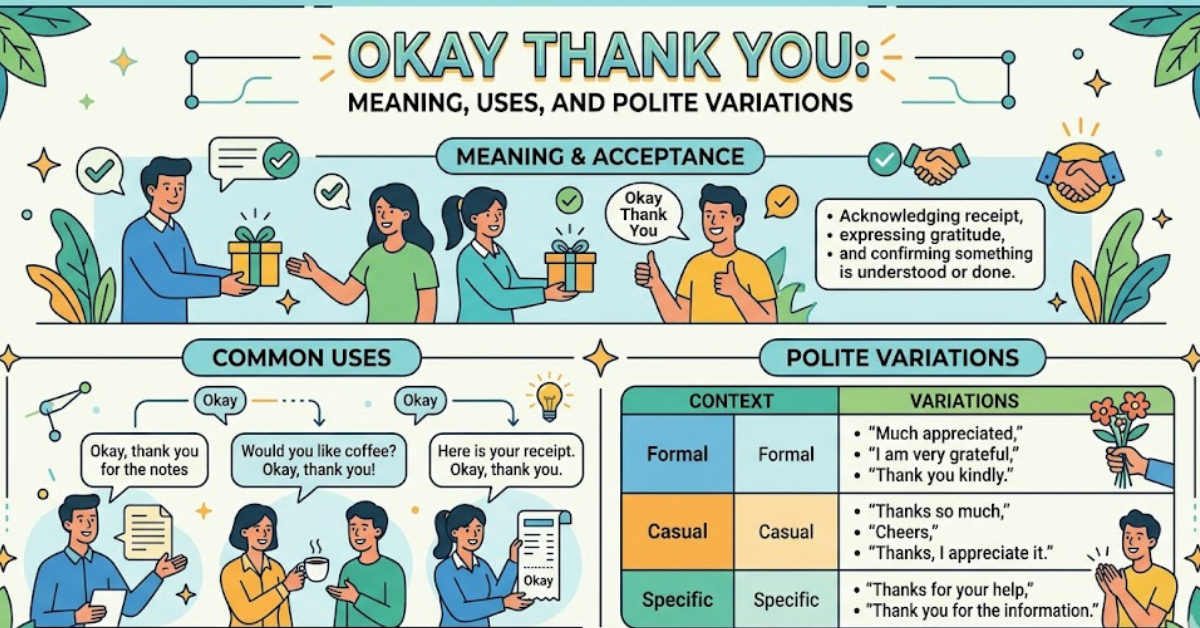 Okay Thank You: Meaning, Uses, and Polite Variations