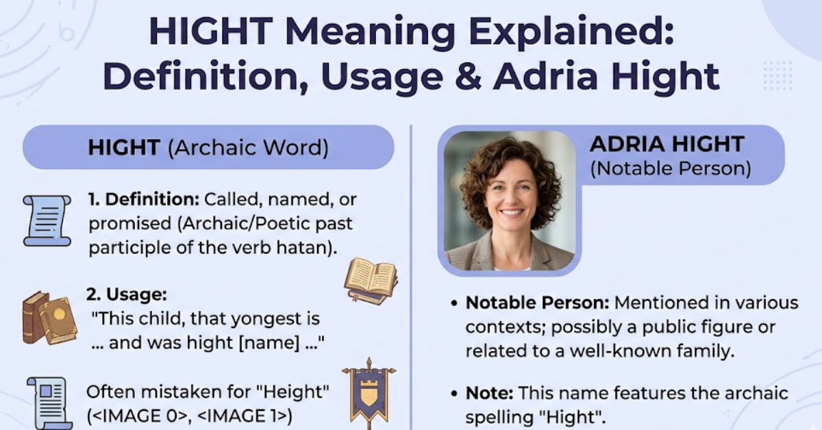 Hight Meaning Explained: Definition, Usage & Adria Hight