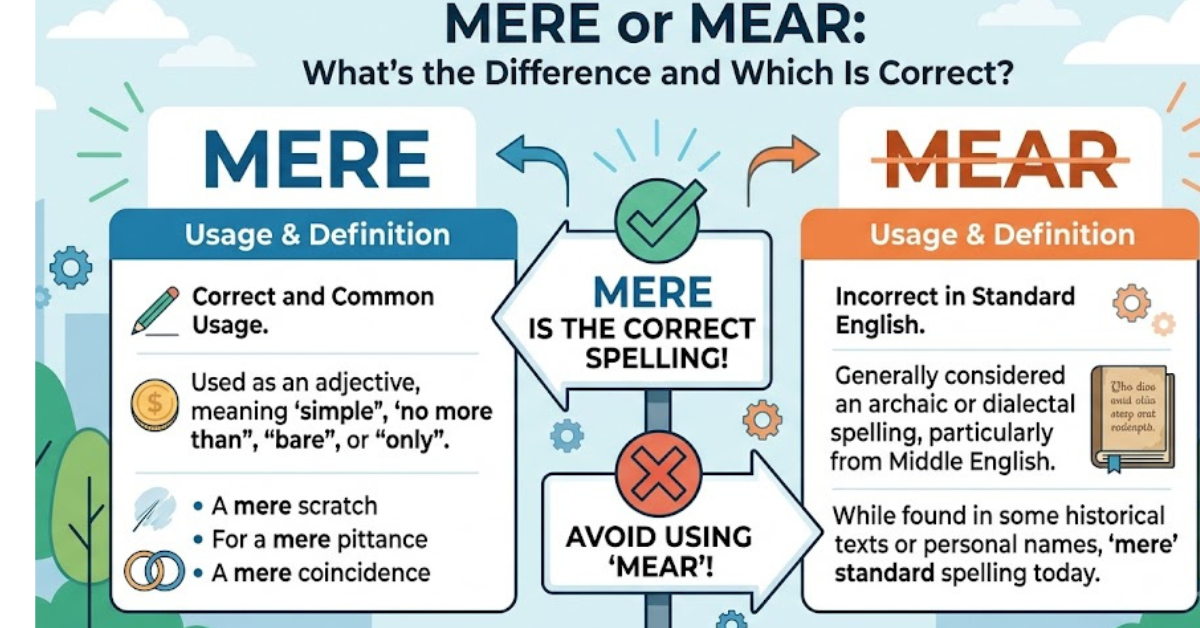Mere or Mear: What's the Difference and Which Is Correct?