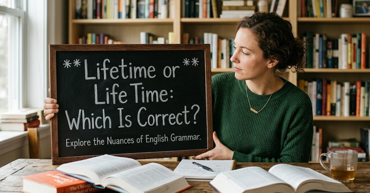 Lifetime or Life Time: Which Is Correct?
