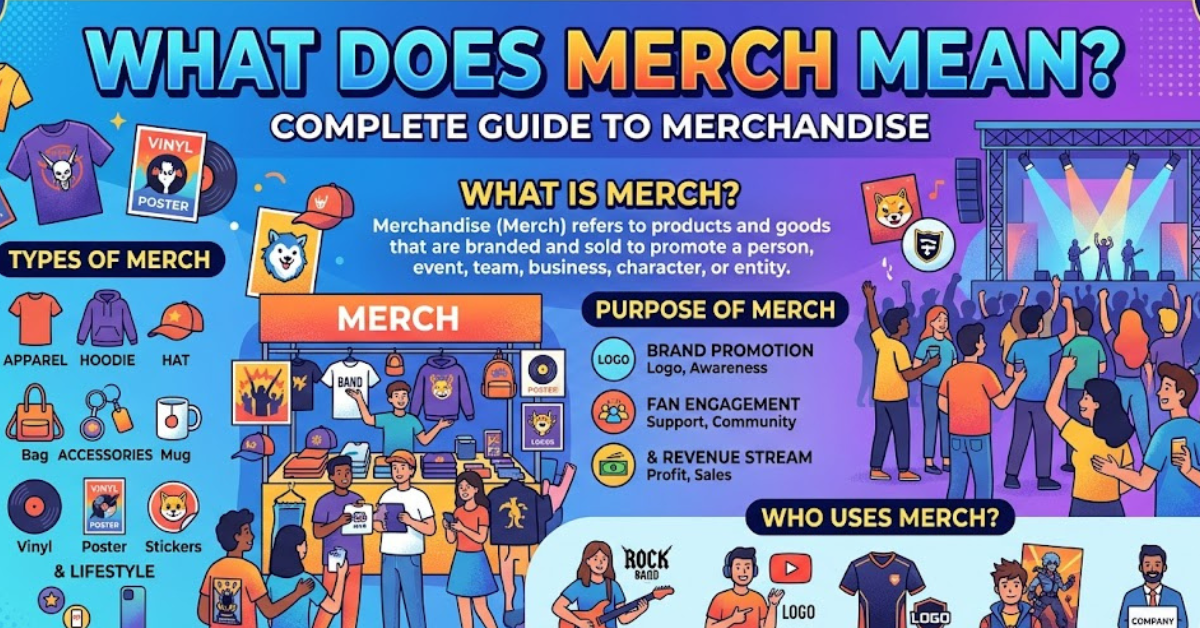 What Does Merch Mean? Complete Guide to Merchandise