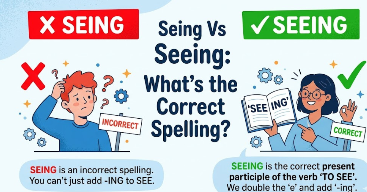 Seing Vs Seeing: What’s the Correct Spelling?