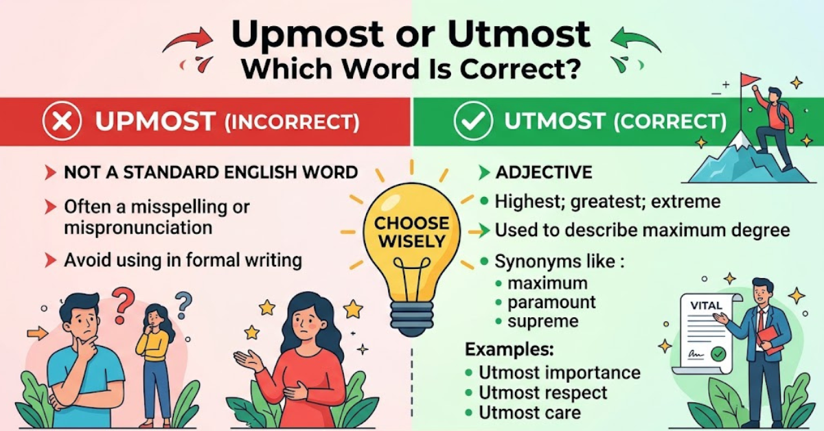 Upmost or Utmost: Which Word Is Correct?