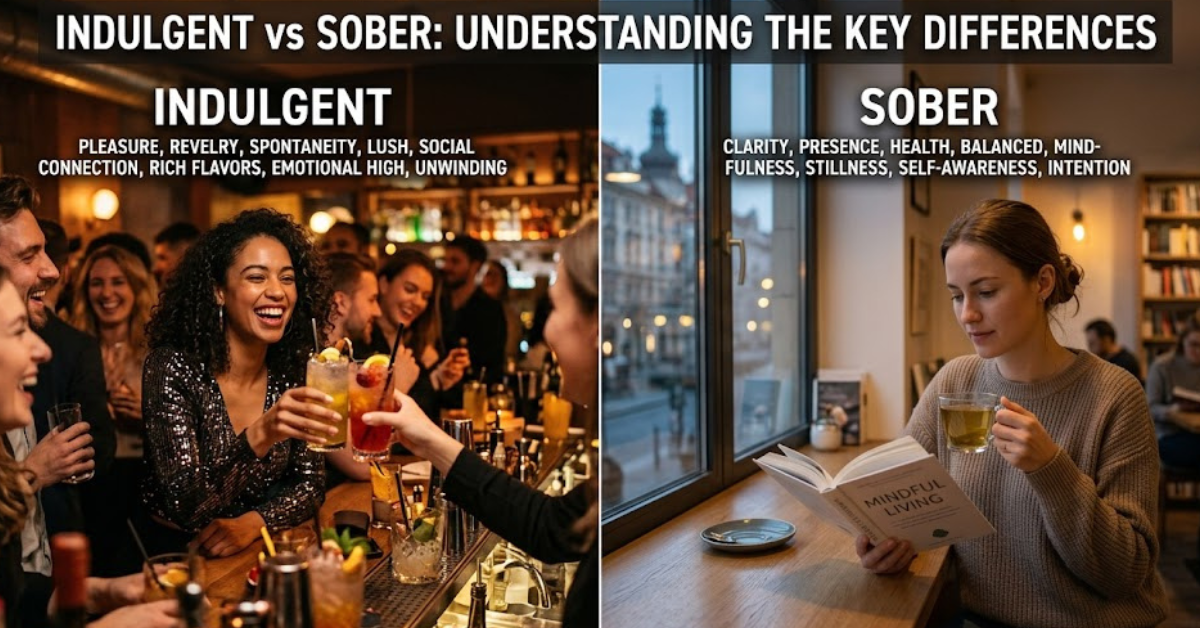 Indulgent vs Sober: Understanding the Key Differences