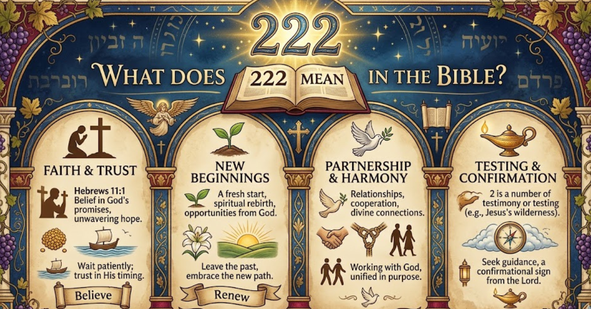 What Does 222 Mean in the Bible? Spiritual Meaning Explained