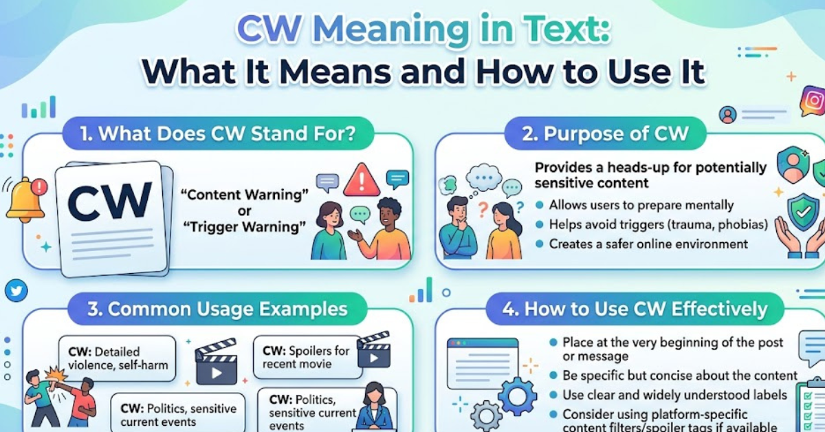 CW Meaning in Text: What It Means and How to Use It