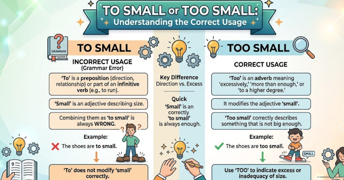 To Small or Too Small: Understanding the Correct Usage