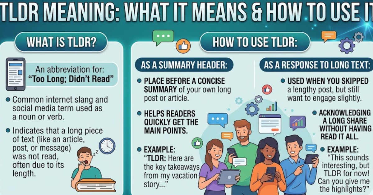 TLDR Meaning: What It Means and How to Use It