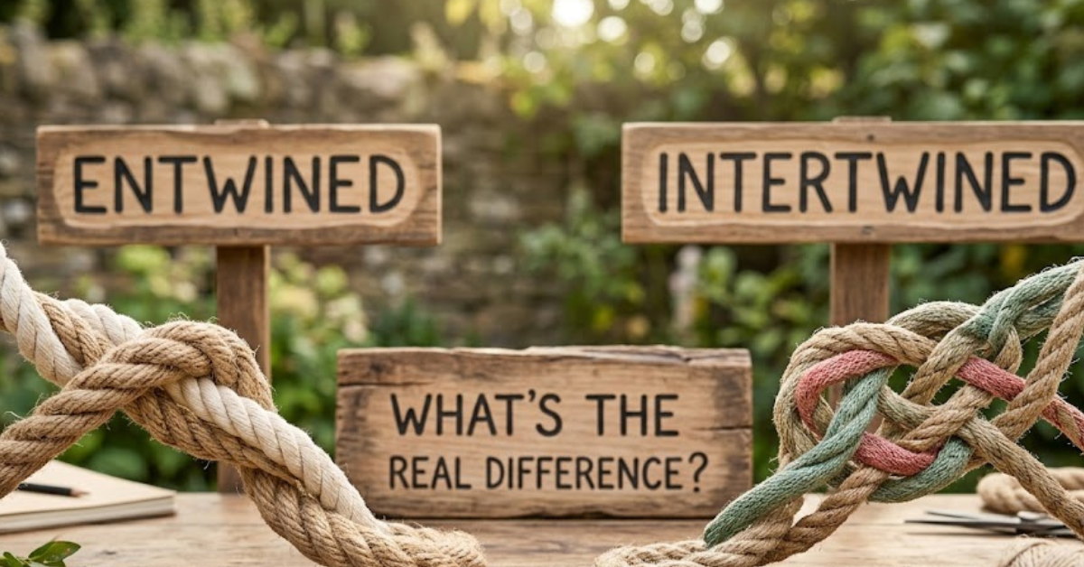 Entwined vs Intertwined: What's the Real Difference?