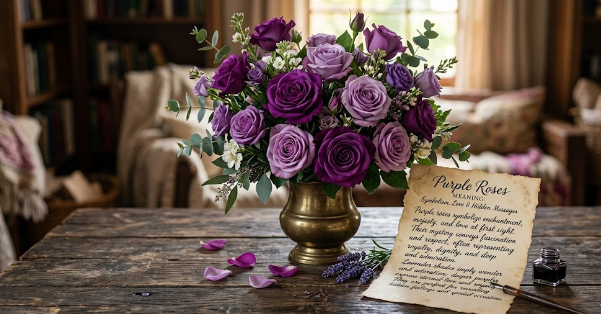 Purple Roses Meaning: Symbolism, Love & Hidden Messages