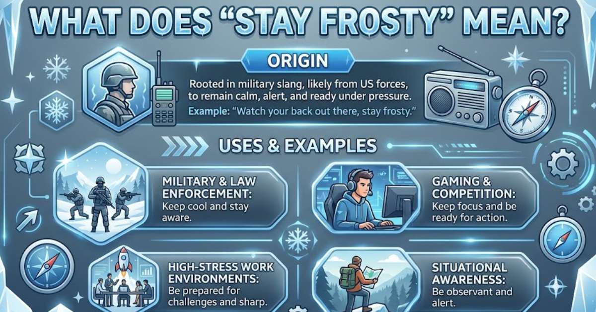What Does Stay Frosty Mean? Origin, Uses & Examples