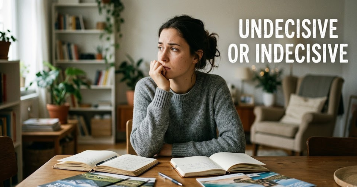 Undecisive or Indecisive? Understanding the Correct Word