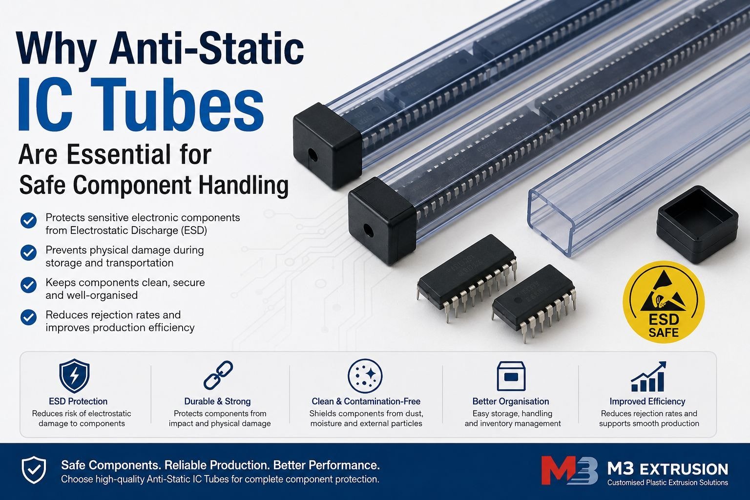 Why Anti-Static IC Tubes Are Essential for Safe Component Handling