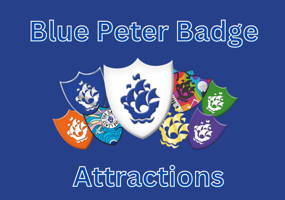 blue peter badge attractions